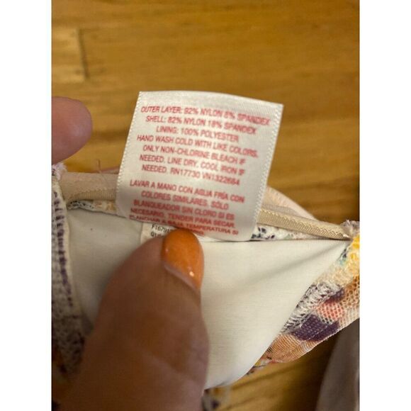 NWT Isabel maternity bra sheer floral belly cover with attachable straps sz Med - Picture 6 of 6